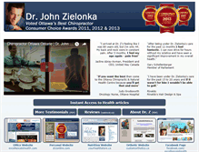 Tablet Screenshot of drjohnzielonka.com